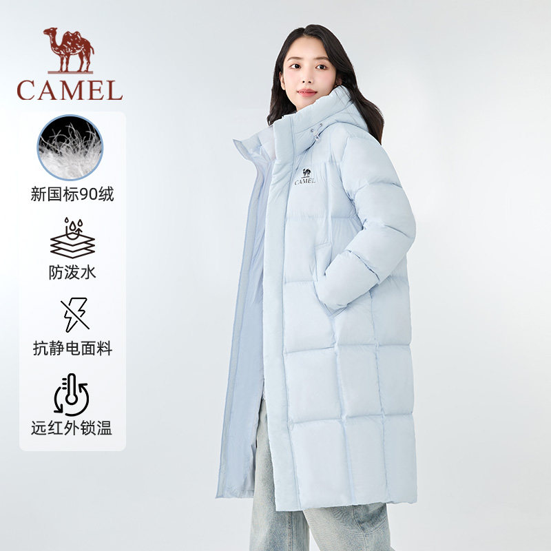 骆驼北影羽绒服户外2026秋冬新款男女长款保暖防风时尚外套