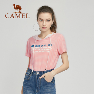 非卖品 上衣宽松韩版 2020新款 舒适短袖 条纹短袖 夏季