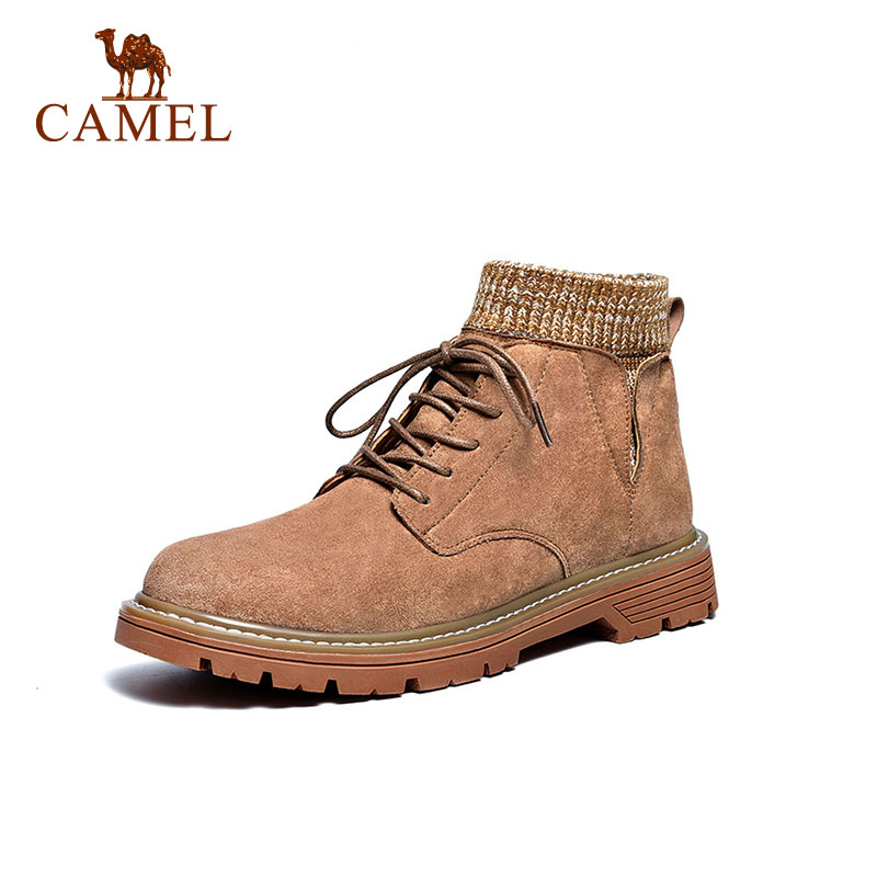 【非卖品】Camel/骆驼【2019新品】运动休闲鞋男款英伦中帮工装