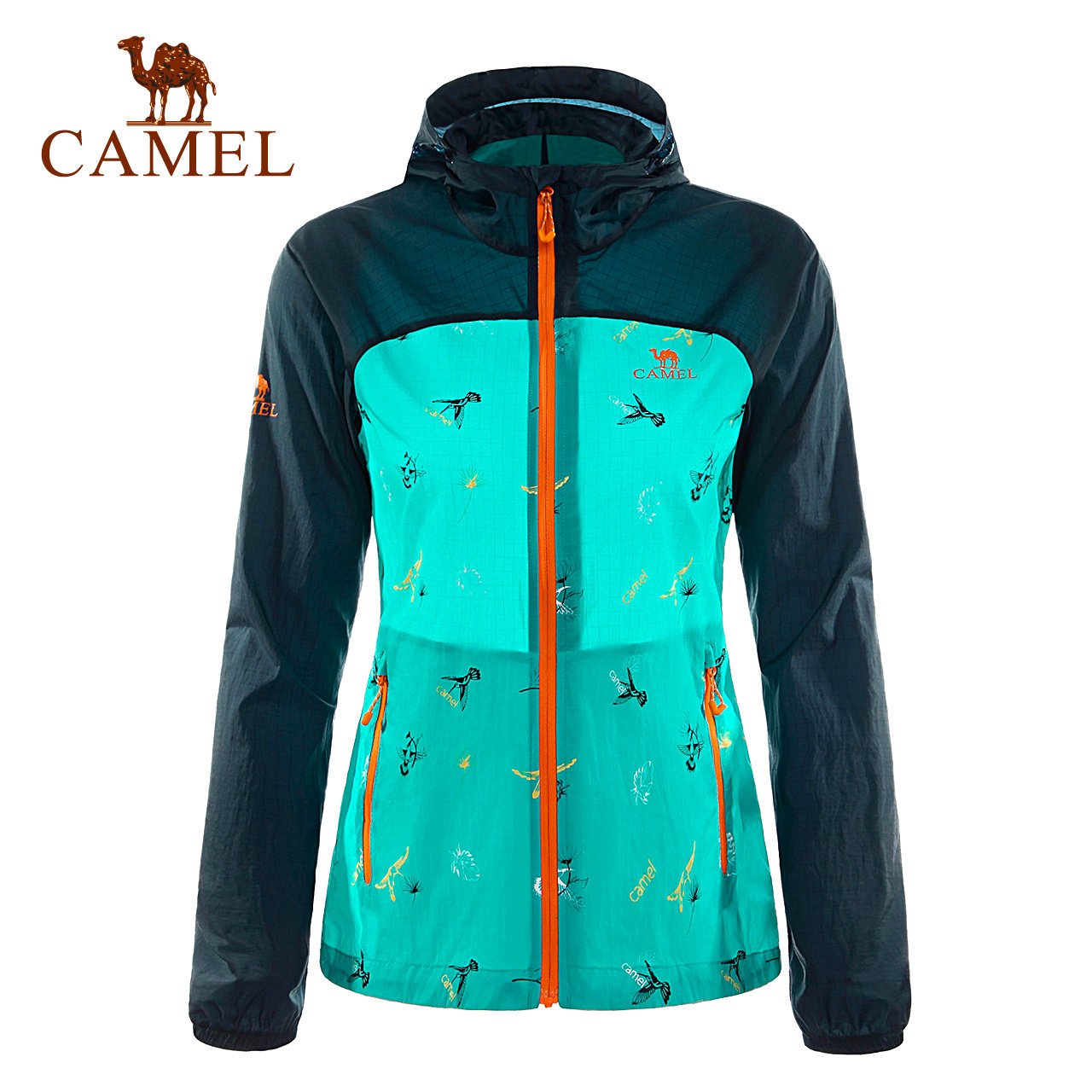 【非卖品】【断码清货】CAMEL骆驼户外女款皮肤风衣 春夏轻薄连