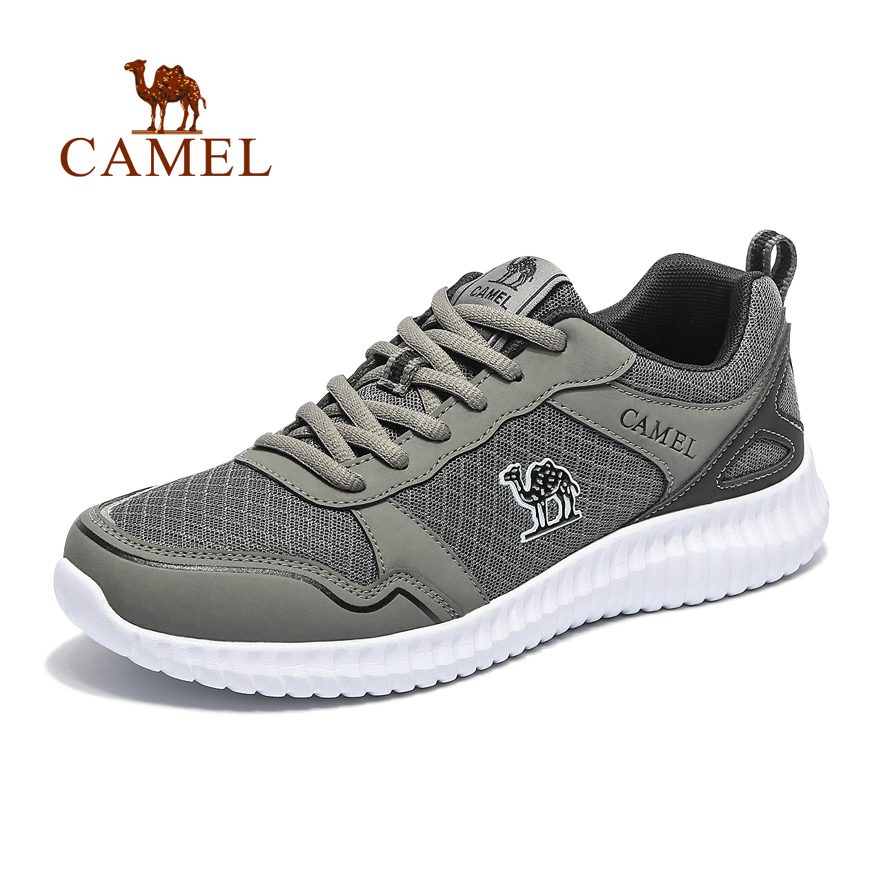 Camel/ÂæÍÕÕýÆ·ÅÆÔ˶¯Ð¬ÄÐÊ¿ÐÝÏÐÍø²¼Í¸ÆøÊæÊʼõÕðÇá±ãÔ½Ò°Åܲ½Ð¬