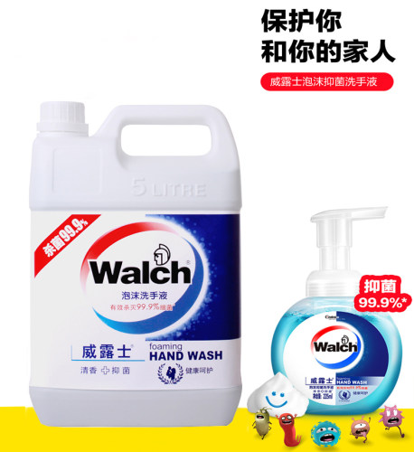 消毒威露士泡沫洗手液杀菌walch