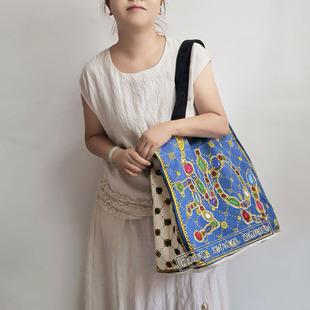 (重磅大牛货--复古王)甜美购物袋小众大帆布包单肩包托特包女包