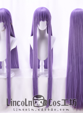 LINCOLN  Fate/EXTRA CCC  BB 深紫色cosplay假发 cos角色长直发