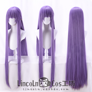 LINCOLN  Fate/EXTRA CCC  BB 深紫色cosplay假发 cos角色长直发