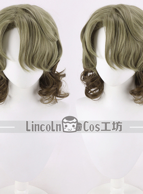 LINCOLN 魔法使的约定 Faust Lavinia 渐变COS假发 偏分 假毛卷发