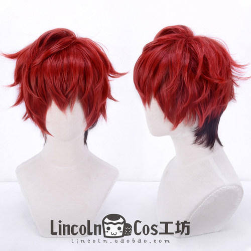 LINCOLN 偶像梦幻祭 ES 天城一彩 cosplay假发 发尾渐变 反翘短发