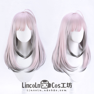 cosplay假发 LINCOLN 健屋花那 VTuber cos角色渐变长发 虚拟主播