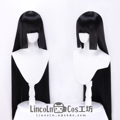 lincoln阎魔爱散华cos礼原子假发