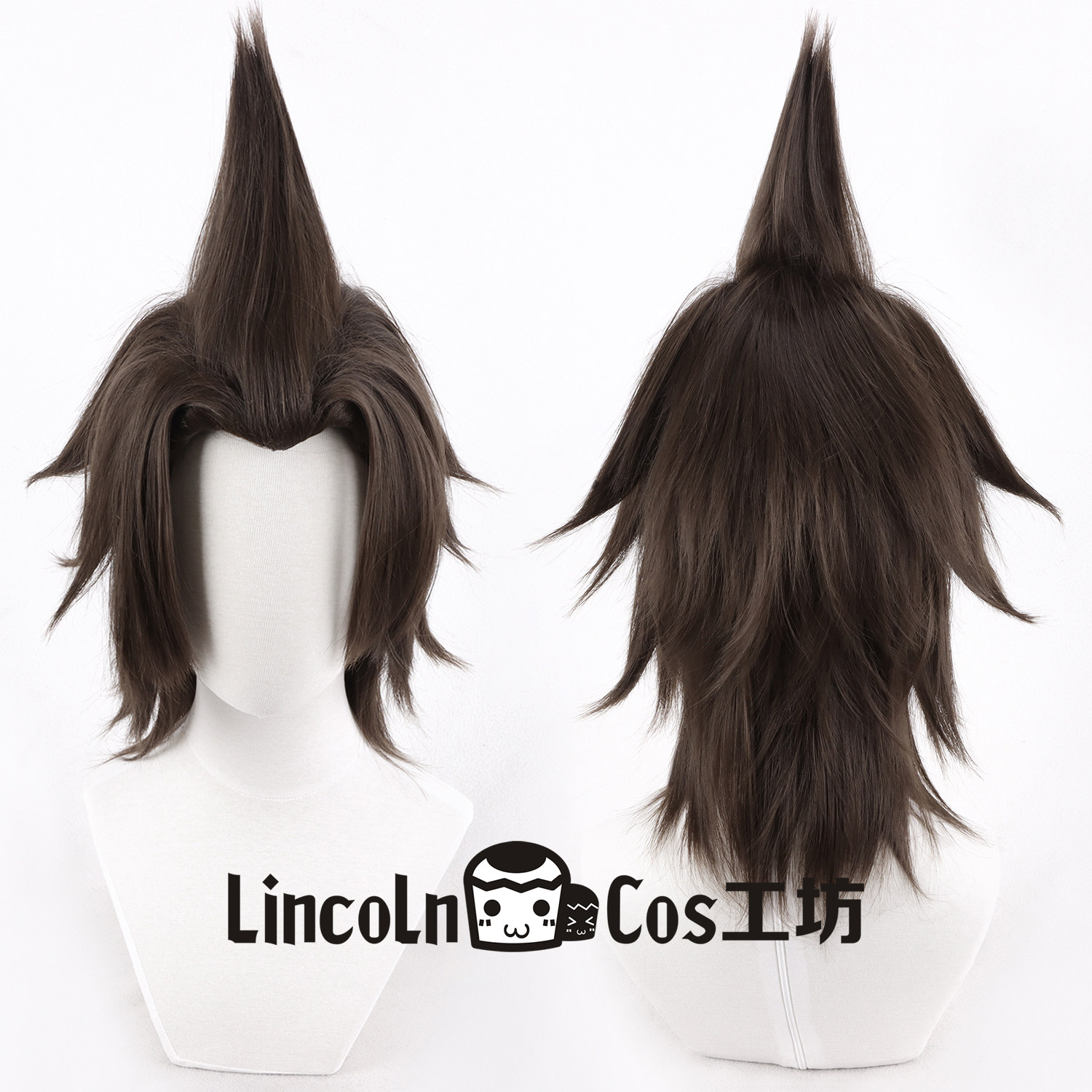 LINCOLN 王国之心Kingdom Heart：梦中降生 泰拉cos假发 黑棕栗色