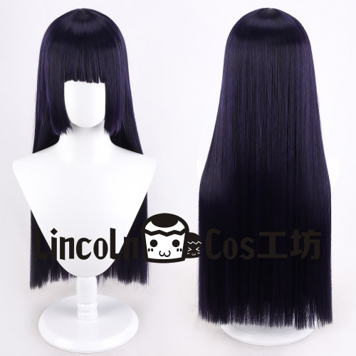 LINCOLN我的妹妹不可能这么可爱 俺妹 五更琉璃 黑猫cos假发 黑紫
