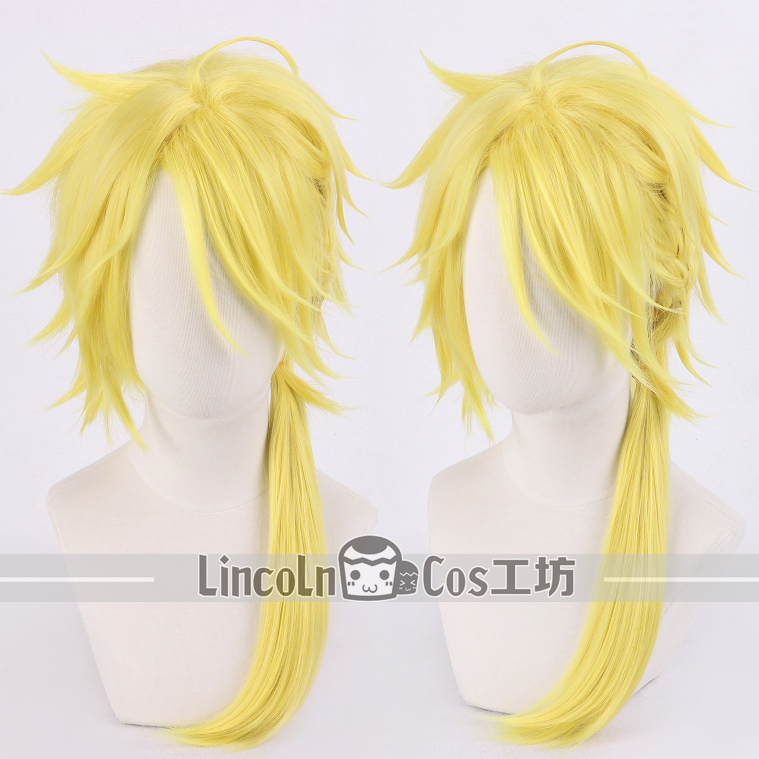 LINCOLN 刀剑乱舞 狮子王 麻花辫造型cos假发 王子金cosplay假毛