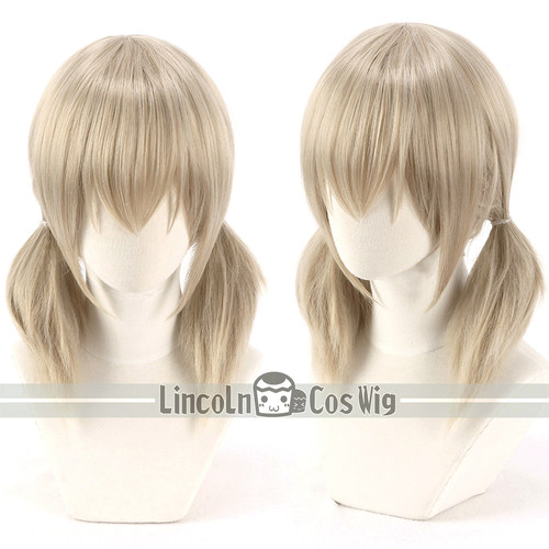 LINCOLN 世界计划缤纷舞台 小豆泽心羽 cosplay假发 双马尾扎发