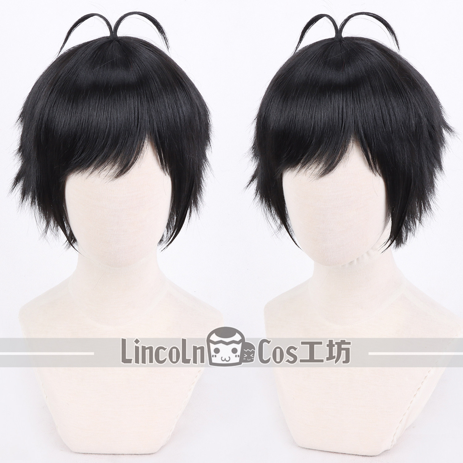 LINCOLN 阿松先生 阿松 兄弟6人 松野空松十四松 黑色cosplay假发