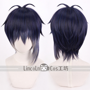 LINCOLN 刀剑乱舞 三日月宗近 COS假发 渐变打毛短发 cosplay假发