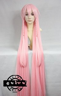 动漫假发 VOCALOID3 IA cos假发 130CM粉白色