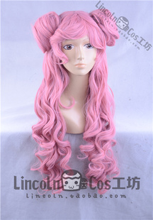 LINCOLN 烟粉 尤菲米亚 尤菲米娅COS假发 造型好 鲁鲁修 长卷发