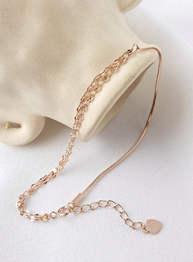 S925纯银手饰个性韩版ins潮手链女小众设计饰品厂家混批