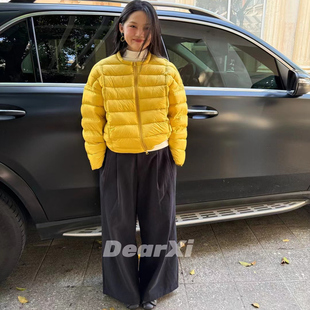 96708 保暖廓形气质百搭抽绳羽绒外套 90%白鸭绒填充 DEAR.XI