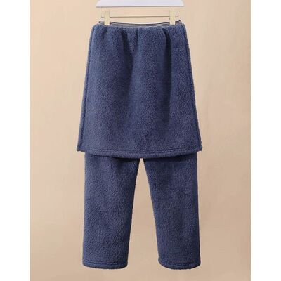 珊瑚卧床加厚老人开裆裤