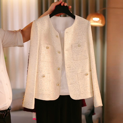 高端轻奢短款小香风外套女