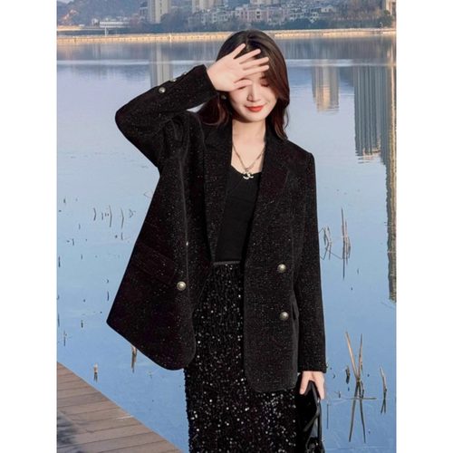 轻奢高级感西装外套女休闲宽松