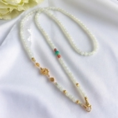 和田玉挂链玉石吊坠挂绳新中式 项链葫芦脖颈挂绳八宝罗盘编织绳子