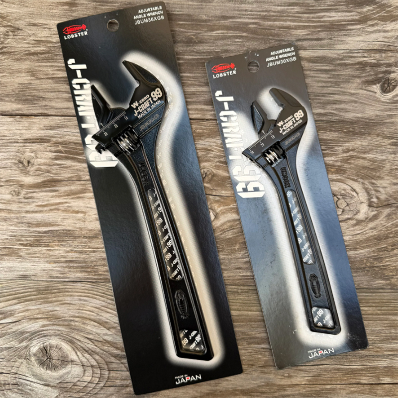 黑金轻薄大开口活动扳手JBUM30