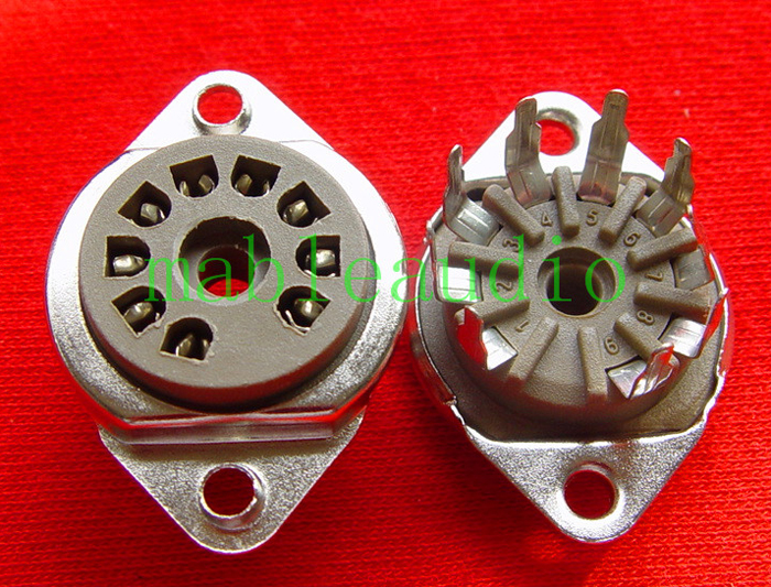 GZS9-F 小9脚管座 电子管座插座电木电子管管座