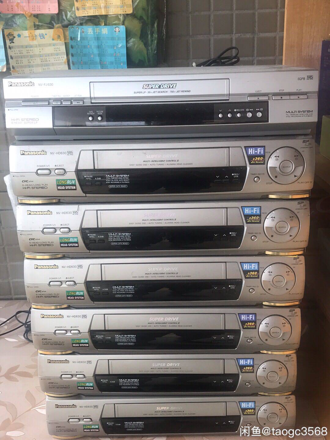 Panasonic HD630FJ630 six head stereo high-end video recorder with intact functions and good condition as shown in the picture