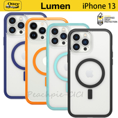 Max 13Pro Mini彩色硅胶边框MagSafe无线磁吸充电加强透明背壳防摔手机保护壳套 Lumen苹果iPhone Otterbox