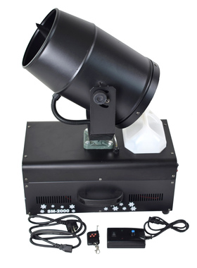 大功率2000W遥控摇头雪花机造雪机DMX舞台特效酒吧设备仿真造雪