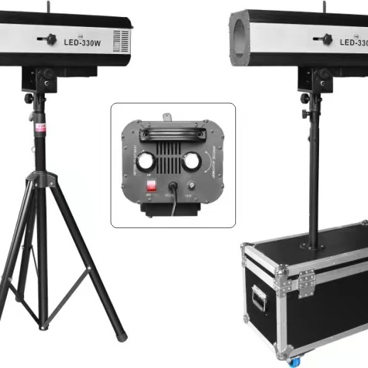 350W 17R舞台追光灯带航空箱DMX512光束效果演出灯调焦聚光成像灯