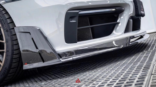 保时捷911 992敞篷targa Cabrilet改装AE干碳纤维前唇后唇侧群