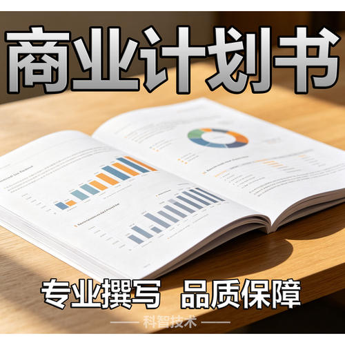 商业计划书撰写创业融资BP项目方案策划PPT材料制作