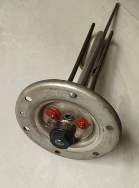 壁挂分体太阳能热水器电加热220V加热器1500W六孔145mm法兰一体盘