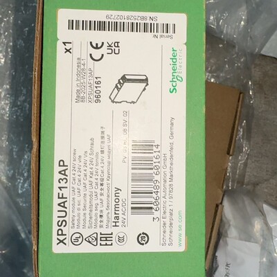 全新施耐德XPSUAF13AP安全继电器原装正品仅有两个议价