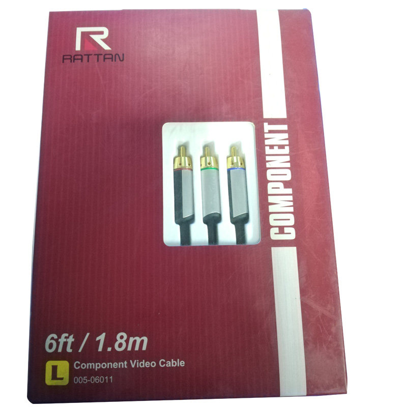 全新盒装 RATTAN锐腾尊爵版6英尺 1.8米AV分量色差高清视频连接线在类目 影音电器, 影音家电配件, 线材中 - 来自Buy2taobao.com提供专业的淘宝代购服务