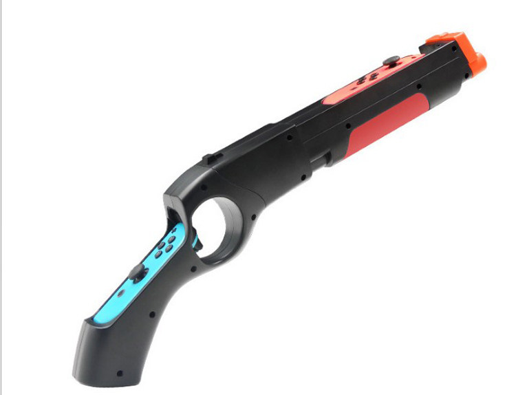 스위치 게임 총 스톡 OLED 조이 콘 핸들 총 스톡 그립 핸들 NS 슈팅 체성 감각 총 액세서리