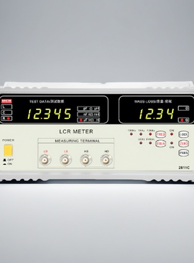 全自动数字电桥10khzlcr电感电阻电容测试仪美创2811c电器电容表