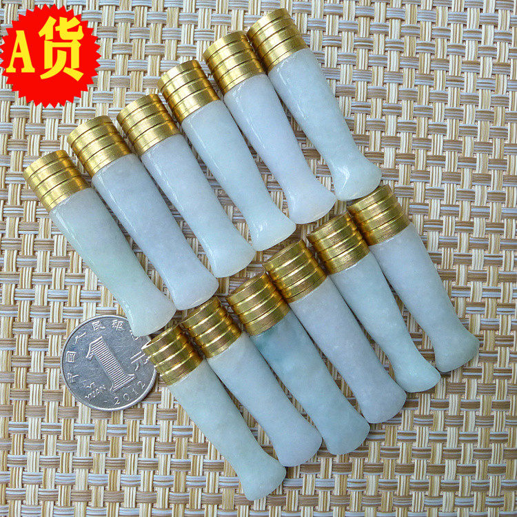 玉烟嘴短缅甸天然翡翠a货缅甸料