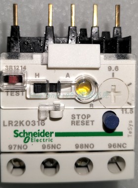 LR2K0316全新原装正品施耐德热过载继电器 LR2K系列 3极热继电器