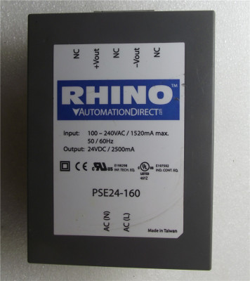 PSE24-160 24VDC 2500MA RHINO 工业开关电源 质保半年 现货特价