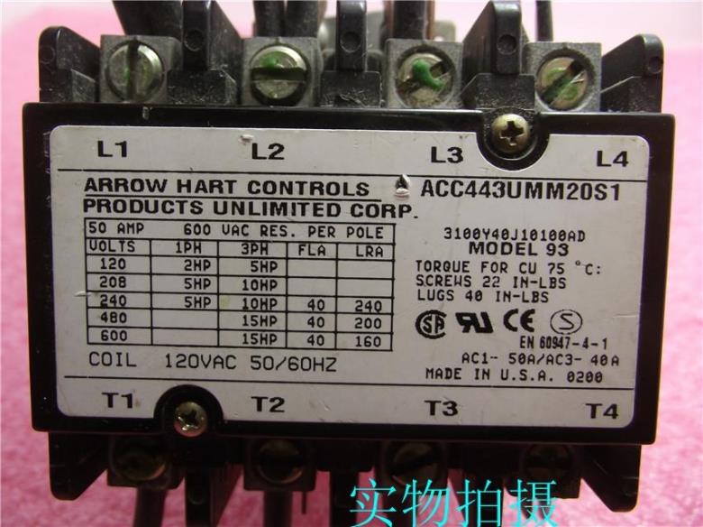 ACC443UMM20S1 93 PRODUCTS UNLIMITED接触器 42CF35AJ/42BF35AJ