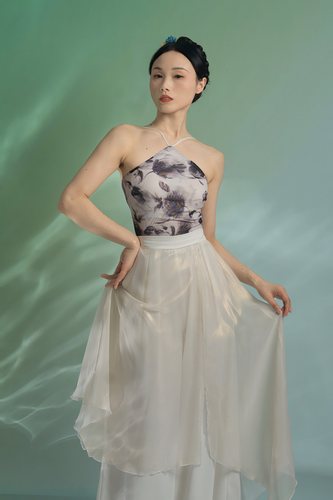 SOSO佳古风新中式吊带舞蹈练功服