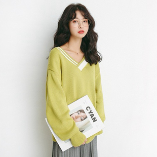 绿色毛衣上衣女冬季秋冬高级感过年衣服女2026新款爆款设计感小众