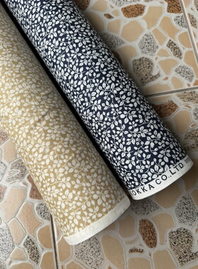 日本进口KOKKA纯棉高支棉幅宽112cm一米100克衬衫裙子25元半米