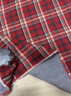 日本产双面可用纯棉双层棉宽112cm一米145克衬衫裙子手工9元半米