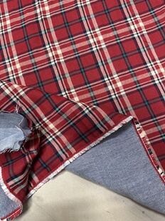 日本产双面可用纯棉双层棉宽112cm一米145克衬衫 半米 裙子手工9元