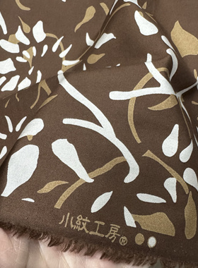 日本小纹工房纯棉高密府绸幅宽112cm衬衫厚度一米130克19元半米